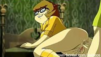 Scooby Doo Hentai การ์ตูนโป๊ล้อเลียนสคูบี้ดู เวลม่ากับแช็กกี้เย็ดกันในบ้านผีสิงห์ ทำภาระกิจว่าเสียวแล้วเย็ดกันเสียวกว่า ซอยทั้งตูดและหีสลับกัน