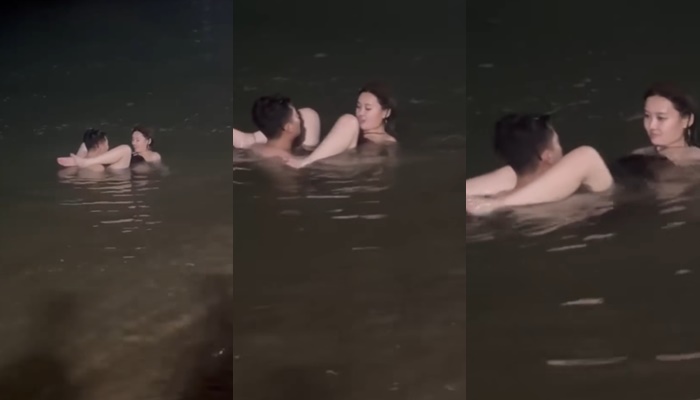คลิปหลุดมาแรง คู่รักชาวจีนฟรีวีซ่าเอาหีไม่สนโลกโนแคร์สายตานักท่องเที่ยว เย็ดในน้ำทะเลพัทยาตอนตะวันตกดิน แทงหีใต้น้ำความเงี่ยนเกินห้ามใจ